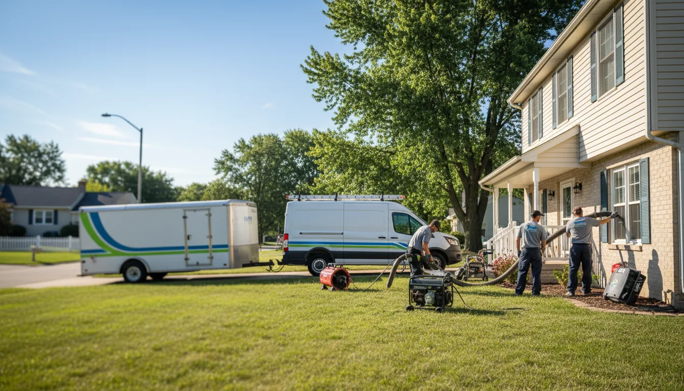 Flooded Basement Restoration And Cleanup With Repair in Charleston, MO near me